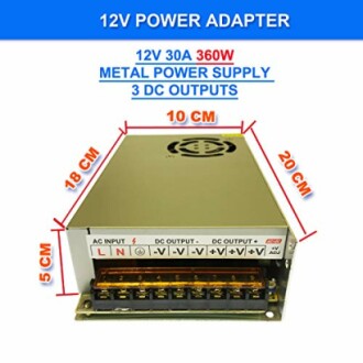 ACL 240V AC to DC 12V 30A 360W Switch Power Supply Driver