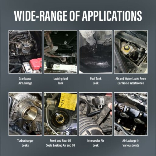 Mechanic working with the Pakowin 12V DC Automotive Smoke Machine Leak Detector
